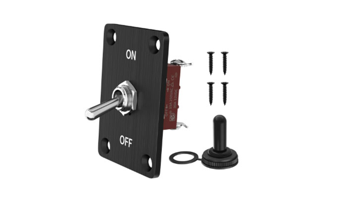 30A 12VDC SPST Latching Toggle Switch