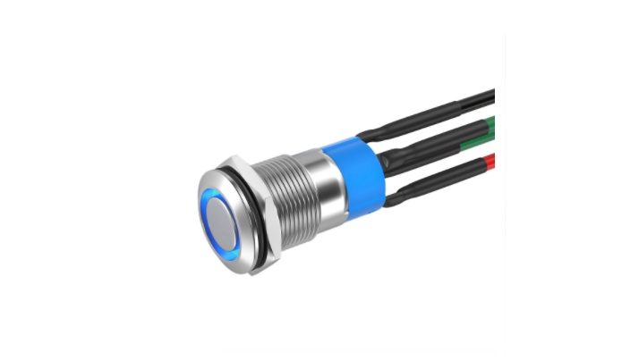 5A 12VDC Push Button Switch with Ring LED