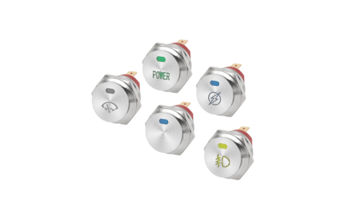 10A 125VAC / 6A 250VAC Push Button Switch